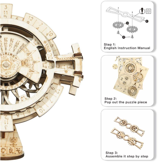 3D Perpetual Calendar Puzzle