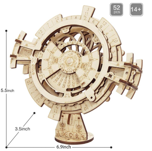 3D Perpetual Calendar Puzzle