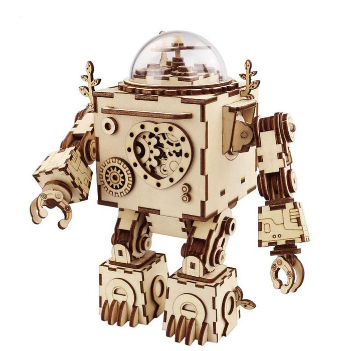 3D Puzzle Robot Music Box